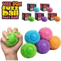 NeeDohBuzz Ball Squeaky Dog Toy Colorful TPR Bouncy Ball for Puppy Chew Interactive Play Pet Supplies