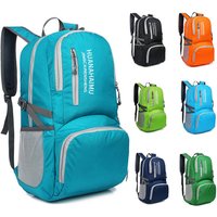 Packable Backpack Foldable Ultra Light Outdoor Duffle Bag Big Folding Knapsack Hiking Travel Rucksack Mountaineering Daypack