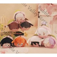 Anime Genuine Bungo Stray Dogs Nakahara Chuya Fyodor D Dazai Osamu Cosplay Fluffy Maumet Pendant Cartoon Puppet Keychain Gift