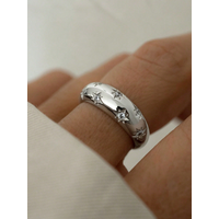 Perfect for Daily Wear & Romantic Gifts Available 925 Silver Jewelry Retro Simple Sparkling Star Design Ring