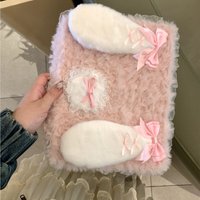 For 2025iPad Air 11 iPad10th Generation 11th A16 9th Gen iPadPro11 4 5 6 10.9 12.9 13in M4 M2 M3 Cute Rabbit Plush Handmade Case