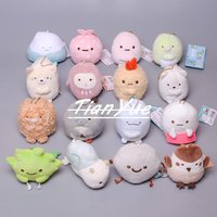 Niedliche Tier-Eckkreatur Sumikkogurashi cos Pinguin weißer Bär Garnelen gefüllte Plüschmuschi Weihnachtsgeschenk Spielzeug 8 cm