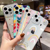 Case for Xiaomi Redmi Note 15 14 13 Pro 5G 12 14 4G 11 12 13 14 15 Pro Plus 5G 12S Cover Clear Colorful Wave Point Love Heart