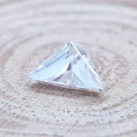 Moissanite Stone Super White D Color Triangle Cut VVSS1 Small Size DIY Ring Necklace Earrings Main Materials Charms Gemsto