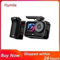 Flymile Grip, for DJI Osmo Action 6 Accessories,PC Extension Grip Handle,Street Photography Anti-Slip Grip,Works with Cages