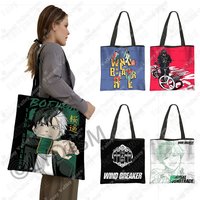 Anime Wind Breaker Print Umhängetasche Haruka Sakura Frauen Tote Handtasche Akihiko Nirei Große Kapazität Tasche Einkaufstasche
