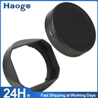 Haoge LH-S245N Bayonet Square Metal Lens Hood for Sony FE 50mm F2.5 G FE 40mm F2.5 G FE 24mm F2.8 G Lens Shade with Cap