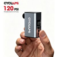 AliExpress CYCLAMI A3 mini Portable Air Pump 120 PSI Compact Electric Tire Inflator Tpye-C Aluminum Alloy Fast Inflation for MTB Road Bike