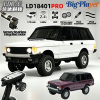 LDRC 18401Y/G & Upgraded LD18401PRO 1:18 RC Crawler Car Sensored Brushless Integrated Motor Professional Off-Road Model Toy