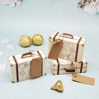Mini Suitcase Shaped Candy Boxes Luggage Gift Boxes Chocolates Suitable for Birthday Parties School Exchange Wedding