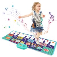 Kids Multifunction Musical Piano Mat with Midi Baby Mat Toddlers Floor Piano Keyboard Musical Carpet Educational Toys Kids Gifts