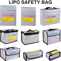 Lipo Bag Fireproof Guard Battery Safe for RC Car Drone Batteries Travel Storage Charging Large Explosion-Proof Bags Portable