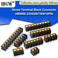 HB9500 2P 3P 4P 5P 6P 7P 8P 9P 10Pin PCB Screw Terminal Block Connector HB-9500 300V 30A Lid Barrier Terminal 9.5MM Pitch