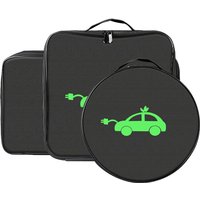Car Charging Cable Storage Bag Waterproof Electric Car Charger Plugs Storage Carry Bag EV Car Charging Cable Handled Bag