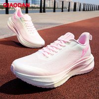 QIAODAN Feiying Team4 Men Running Shoes 2026 Summer Breathable Mesh Non-slip Soft Sole Lightweight Sneakers QXB023262202