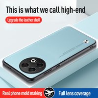 For Tecno Spark 30 Pro Plain Skin Leather Case Cover Tecno Spark 40 Pro+ Skin Soft Frame Camera Protection Tecno Spark 30C 40C