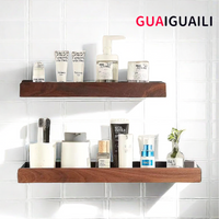 Bathroom wall Shelf,No punch storage rack,Wooden bathroom shelves for bathroom organizer,bathroom shelf without drilling