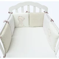Baby Bed Protector Crib Bumper Pads 6Pcs/Set Baby Bed Bumper Kids Safety Bed Around Cotton Blend Crib Anti-collision Anti-fall
