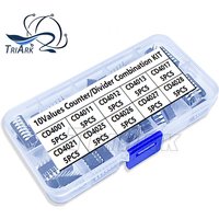 50PCS Integrated Circuit Counter/Divider Combination KIT CD4001 CD4011 CD4012 CD4013 CD4017 CD4021 CD4025 CD4026 CD4027 CD4028