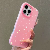 Cute Pastel Color Colorful Star Case For Samsung Galaxy S26 S25 S24 S23 Ultra S21 FE S22 Plus A57 A56 A55 A54 A34 A36 A35 Cover