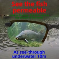 Artifact Men's Polarized Glasses Underwater Polarized Fish Watching Glasses German Technology Fishing Glasses Fish Watching