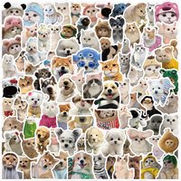 200 Pcs Adorable Puppy Kitten Animal Stickers Waterproof Decor for Stationery Helmet and Bike Decoration RecordingYourLife Store