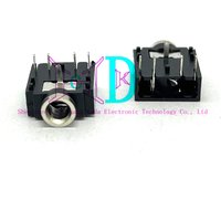 10PCS PJ-307 PJ307 3.5mm 3 Pin Mono Channel Jack Socket Audio Jack Connector PCB 3F07 Headphone Socket