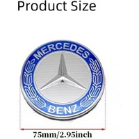 4Pcs 75MM Car Wheel Center Hub Caps Covers for Mercedes Benz A B C S Class AMG GLA CLA GLC E300 W176 W221 W204 W205 Accessories