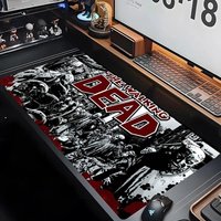 Large Mouse Pad The Walking Dead Gaming Accessories Keyboard Desk Mat Pc Gamer Computer Cabinet ะบะพะฒะตั Deskmat Anime Mousepad Xxl