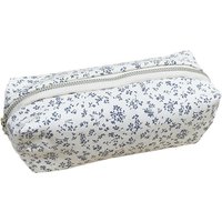 ❤️ Cartoon Floral Printing Pen Bag Student Grils Stationery Bag Large Capacity Pencil Case Multifunctional Stationery Organizer