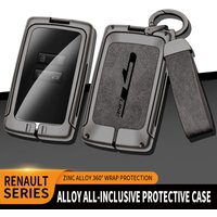 Zinc Alloy Car Key Shell For Renault GT Series Koleos Kadjar Clio Megane Talisman Espace Zoe Scenic Dacia Sandero