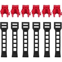New 6Pcs/Set Car Bicycle Stand SUV Vehicle Trunk Mount Bike Rack Hitch Stand Storage Carrier Spare Hooks With Racks,Model