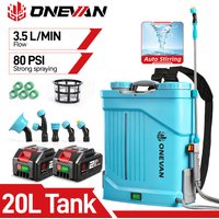 ONEVAN Elektrischer Sprühapparat 20L Hochleistungs-Gartensprühgerät 100PSI Bewässerungs-Rucksacksprüher Werkzeuge für Makita 18V Akku
