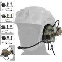 Tactical Communication Headset Wargame Shooting Noise Reduction Earmuff Outdoor Hunting Paintball Combat Sound Pickup Headphone