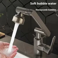 Bathroom Wash Basin Faucet With Sensor Universal Kitchen Sink Hot Cold Household Dual Mode Rotating Bidet Robotic Arm Kitchen