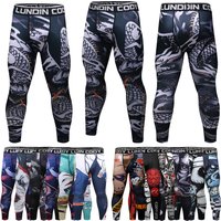 Cody Lundin Sports Men’s BJJ Spats Leggings Tights Jiu Jitsu MMA no Gi spat Compression Pants for Men Running Leggings