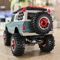 RED SPIDER 1/30 AXIAL SCX30 0.7 Inch Wheels Tires Rim Hub for Ford Bronco Jeep Wrangler AXIAL SCX30 RC Crawler K10 D422 RC Crawl