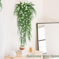 Artificial Plant Eucalyptus Camellia Plastic Wedding Festival archway Home Room Outdoor Yard GardenUV protection bonsai DIY Gift