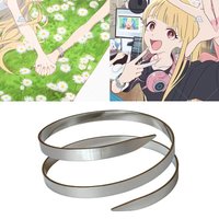 Anime Cosmic Princess Kaguya Cosplay Bracelet Armband Adult Stainless Steel Hand Chain Bangle Jewelry Accessories Ornament Props