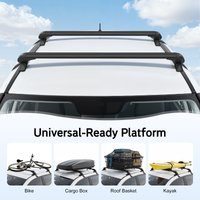 Universelle Auto-Dachträger Aluminium Abschließbare Dachträger Auto-Dachreling Querträger Gepäckträger Querstangen für 4/5-Türer