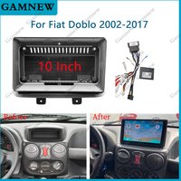 10 Inch Car Frame Fascia Adapter For Fiat Doblo 2002-2017 Android Big Screen Radio Dash Fitting Panel Kit