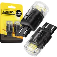 2Pcs AUXITO T20 7443 LED White DRL Parking Reversing Lights for Car Auto Lamp 7440 W21W W21/5W LED Bulb Canbus Error Free 12V
