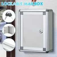 Aluminum Alloy 11 Inch Wall Mounted Mail Letter Post Box Suggestion Newspaper Mailbox Outdoor Lockable Mailboxes For Garden
