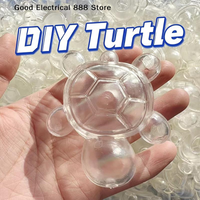 1PC DIY Turtle Empty Transparent Ball Skin Handmade Ball Decompression Slow Rebound Toy Sphere Jewelry TRP Casting Molds Tools
