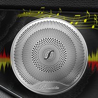 Couvercle de haut-parleur pour Mercedes Benz W213 W205 X253 E C classe GLC, couverture sonore de porte de voiture, décoration de haut-parleur, accessoires d'intérieur, 2 pièces
