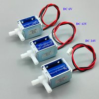 DC 6V 12V 24V Kleines elektrisches Mini-Magnetventil, normalerweise geschlossen, N/C, Mikro-Wasserdurchflussregelventil, Blumenbewässerungsventil
