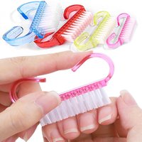 10/1Pcs Acrylic Nail Brush Mix Color Plastic Cleaning Nail Brushes Nail Art Manicure Pedicure Soft Remove Dust File Tools Set