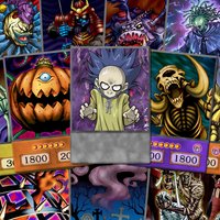 50pcs/set YGO Bonz Zombie Themed Deck Orica Ghost Kotsuzuka Anime Style Paper Cards