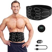 EMS-Ceinture de tonification abdominale, équipement de musculation, massage à domicile, perte de poids