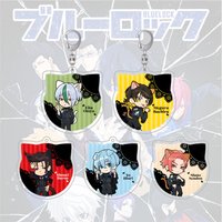 Anime Cartoon BLUE LOCK 6cm Acrylic keychains Figure Cat Butler Ver.Display Ornaments Gifts Pendants for backpacks, phones car